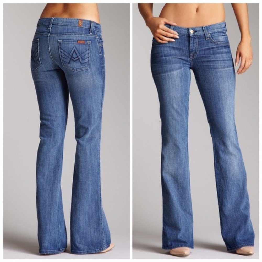 7 For All Mankind A Pocket Bootcut Jeans
